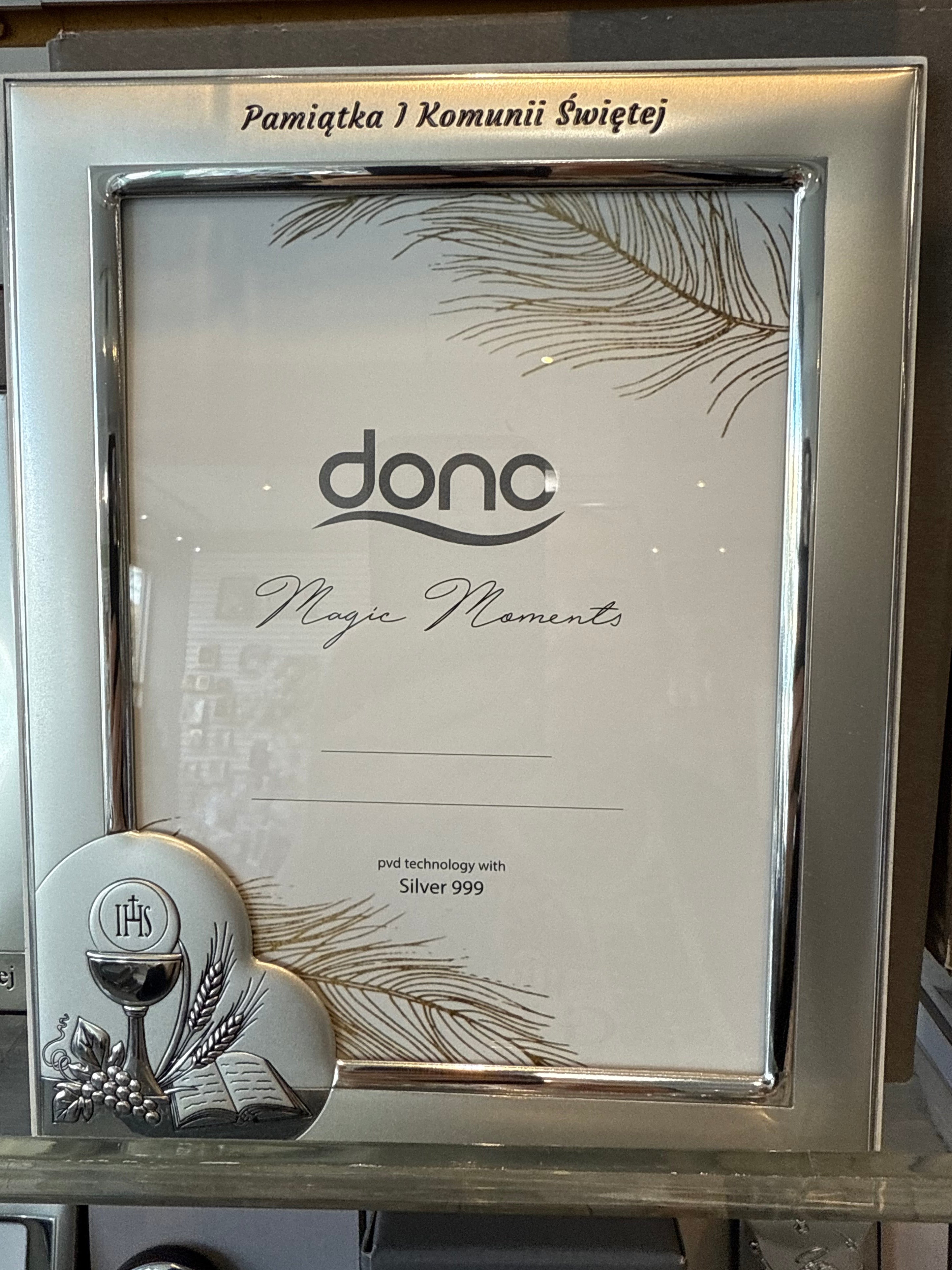 Italian silver Communion frame