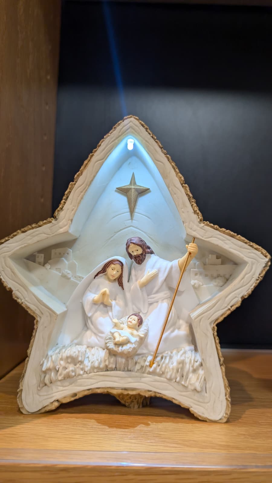 Star-Shaped Lighted Nativity Scene LED Light